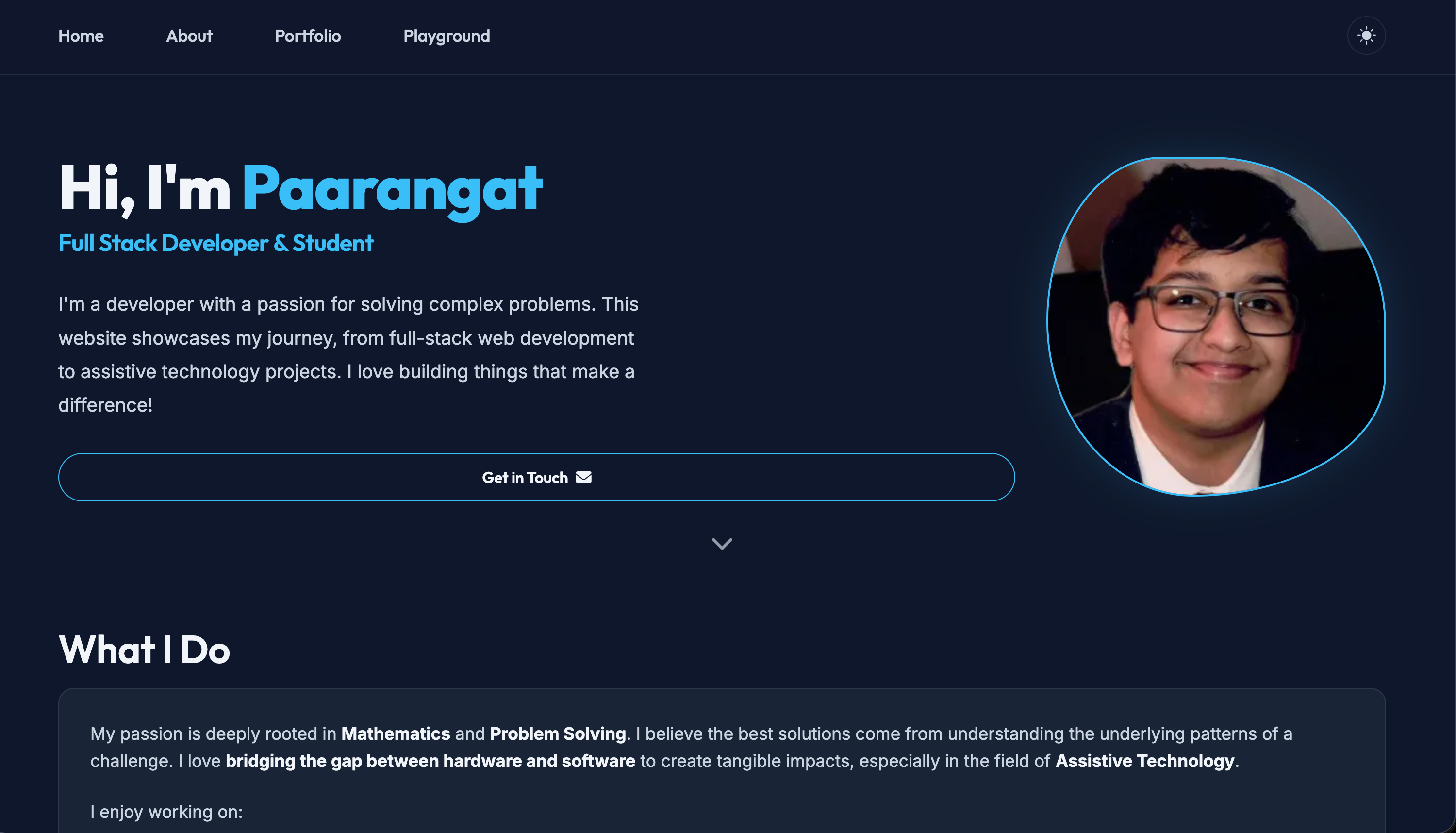 Personal Portfolio Website